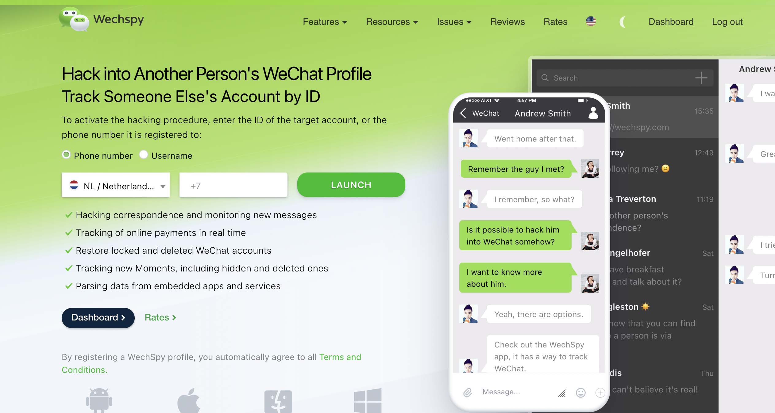 O WechSpy ajudará a ler a correspondência de um cônjuge no WeChat